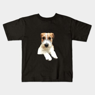 Jack Russell Terrier Rough Cuteness Kids T-Shirt